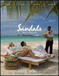 Sandals Holidays Newsletter cover from 28 November, 2008