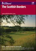 VisitScotland - Scottish Borders Golf Guide Brochure cover from 15 April, 2011
