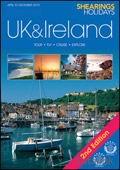 Shearings UK and Ireland Brochure cover from 30 April, 2010