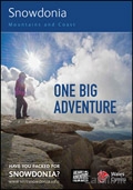 Snowdonia Mountains & Coast One Big Adventure Guide Brochure cover from 16 July, 2015