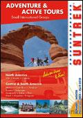Suntrek Adventure and Active Travel Brochure cover from 13 August, 2008