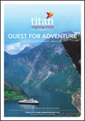 Titan Travel - Quest for Adventure Brochure cover from 19 January, 2012