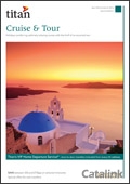 Titan Travel: Cruise and Tour Brochure cover from 05 February, 2014