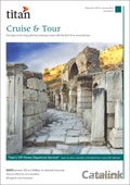 Titan Travel: Cruise and Tour Brochure cover from 15 October, 2014