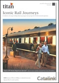 Titan Travel Iconic Rail Brochure cover from 13 June, 2014