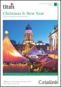 Titan Xmas & New Year Brochure cover from 13 June, 2014