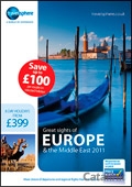 Travelsphere - Europe and the Middle East Second Edition Brochure cover from 11 February, 2011