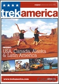 Trek America: Tours for 18-38 year olds Brochure cover from 18 September, 2012