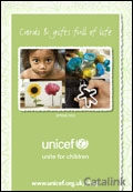UNICEF Catalogue cover from 08 February, 2010