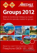 Airedale Holidays Brochure cover from 19 January, 2012