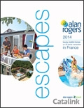 Alan Rogers Escapes - Top French Campsites Brochure cover from 07 January, 2014