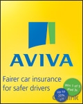 Aviva RateMyDrive App cover from 30 July, 2012