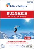 Balkan Holidays - Bulgaria/ Slovenia/ Romania Skiing Brochure cover from 06 February, 2013