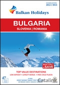 Balkan Holidays - Bulgaria/ Slovenia/ Romania Skiing Brochure cover from 31 January, 2012