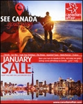 Canadian Affair - January Sale Brochure cover from 15 December, 2015