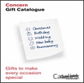 Concern Worldwide Gifts Catalogue cover from 17 January, 2011
