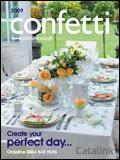 Confetti Wedding Catalogue cover from 05 March, 2009