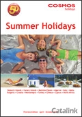 Cosmos Summer Holidays Brochure cover from 19 August, 2011