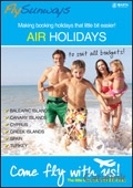 Fly Search - Air Holidays Brochure cover from 04 November, 2013