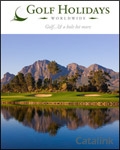 Golf Holidays Worldwide Newsletter cover from 14 August, 2012