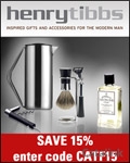 Henry Tibbs - Luxury Mens Gifts Newsletter cover from 01 February, 2012
