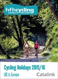 HF Holidays Cycling Brochure cover from 27 October, 2015