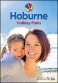 Hoburne Holiday Parks Brochure cover from 10 January, 2014