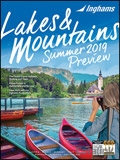 Inghams Lakes and Mountains Summer 2019 Preview Brochure cover from 14 May, 2018