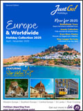 Just Go! Holidays European Collection Brochure cover from 24 January, 2025 Just Go! Holidays European Collection Brochure cover from 24 January, 2025