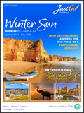 Just Go! Holidays Winter Sun Brochure cover from 01 October, 2024