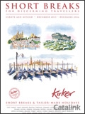Kirker Holidays  - Short Breaks Brochure cover from 11 February, 2016