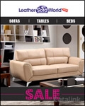 Leather Sofa World Newsletter cover from 22 March, 2016