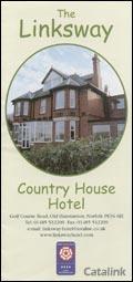 Linksway Country House Hotel Brochure cover from 08 February, 2005