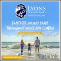 Lyons Holiday Parks Brochure cover from 09 February, 2018