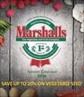 Marshalls Seeds Catalogue cover from 14 September, 2015