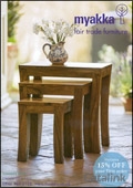 Myakka Solid Wood Furniture Catalogue cover from 06 May, 2014