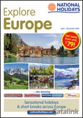National Holidays - European Coach Holidays Brochure cover from 21 March, 2016
