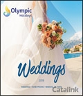 Olympic Holidays - Weddings Brochure cover from 08 September, 2017