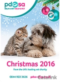 PDSA Christmas Catalogue cover from 17 August, 2016
