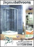 Pegasus Bathrooms Catalogue cover from 31 March, 2006