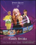 Potters Leisure Resorts Family Breaks Brochure cover from 01 October, 2015