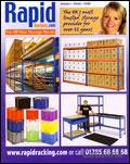 Rapid Racking Catalogue cover from 11 September, 2008