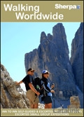 Sherpa Expeditions Walking Worldwide Brochure cover from 13 July, 2010