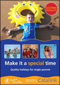 Small Families - Single Parent Holidays Newsletter cover from 08 April, 2011