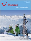 Thomson Skiing & Snowboarding Brochure cover from 16 September, 2011