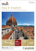 Titan Travel - Stay and Explore Brochure cover from 02 July, 2015