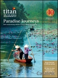 Titan Travel - Paradise Journeys Brochure cover from 06 February, 2018 Titan Travel - Paradise Journeys Brochure cover from 06 February, 2018