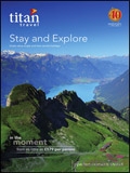 Titan Travel - Stay and Explore Brochure cover from 21 February, 2019