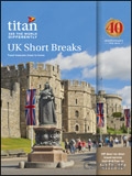Titan Travel: UK Short Breaks Brochure cover from 07 February, 2018
