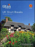 Titan Travel: UK Short Breaks Brochure cover from 12 December, 2018